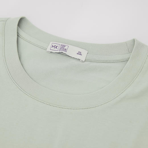 【新品上新】HX 夏季圆领短袖T恤合体S102522849101/02 商品图7