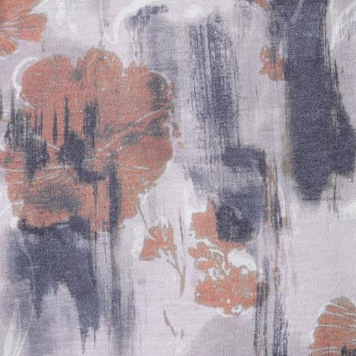 T4097夏季高级感新款男士潮牌迷彩设计感花卉短袖T恤复古小众设计上衣 商品图3