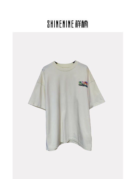 W526312454彩色印花短袖T恤 商品图0