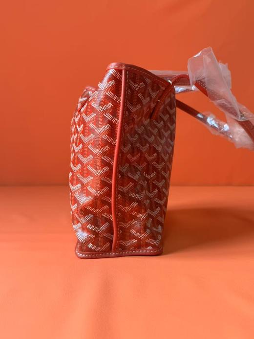 GOYARD Anjou 双面双色Y字老花满印 帆布拼牛皮 子母包托特包购物袋 单肩包手提包 迷你 女款 商品图4