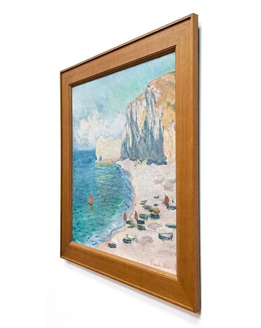 伽罗 JALO 印象派挂画-《埃特雷塔特海滩》-下单后2个工作日内发货 商品图3