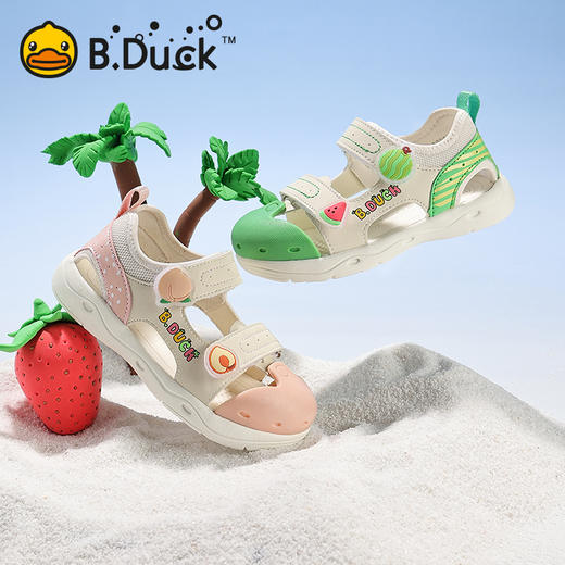 B.Duck小黄鸭童鞋夏季机能凉鞋26-30 B2686833 商品图0