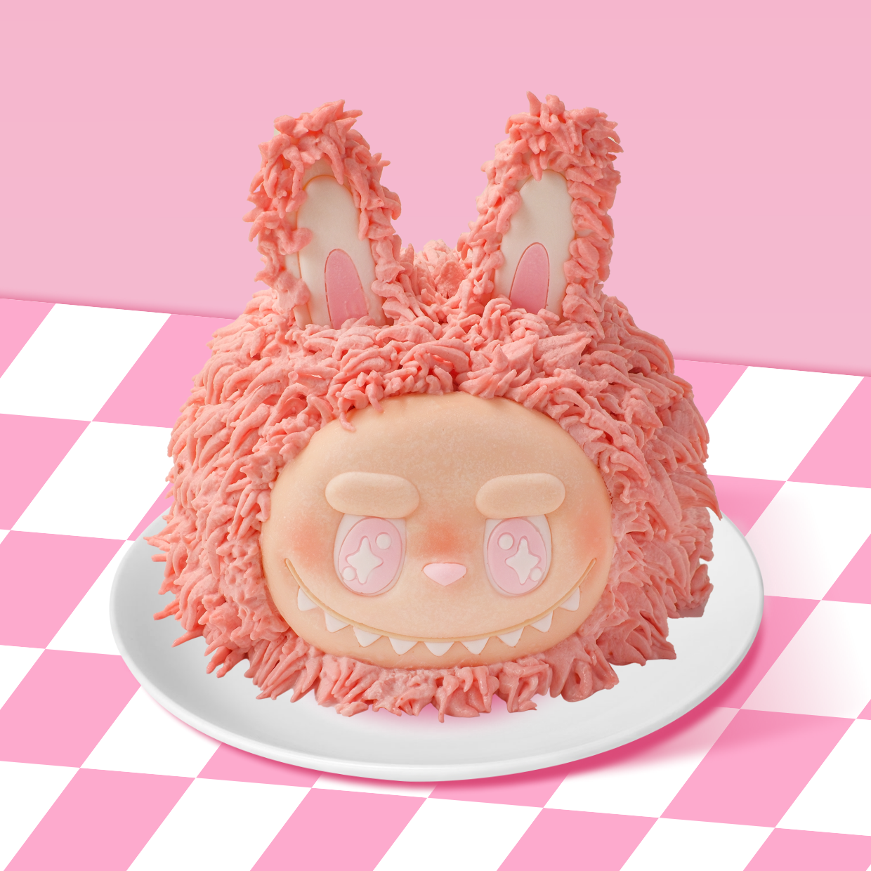 粉红布布 | 树莓山楂奶油蛋糕