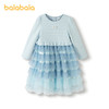 巴拉巴拉童装儿童裙子女连衣裙2025秋新款网纱蛋糕裙 商品缩略图0