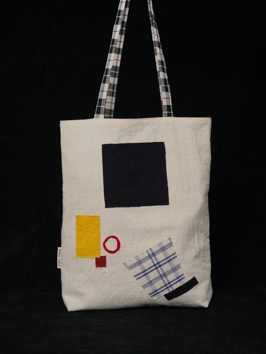 回声Echos/贴布拼接单肩包【可双面背】 商品图0