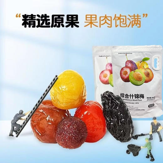 伯乐尝青轻梅|加应子|综合什锦梅400g 商品图3
