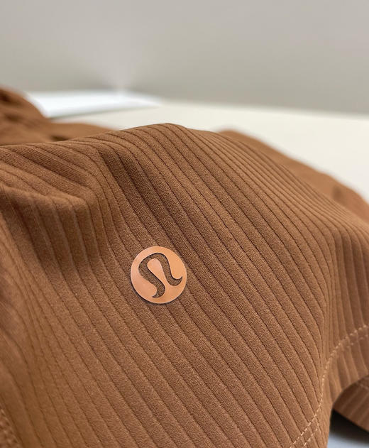 越南产Lu原单Ribbed 单肩罗纹瑜伽运动背心070403 商品图10