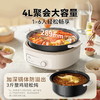 【金皇会129金币专享】小熊（Bear）电火锅 火锅专用锅电锅家用3-4个人 不粘分体式可拆洗多功能涮肉电煮锅火锅锅 F40P3 4L防烫把手 商品缩略图0