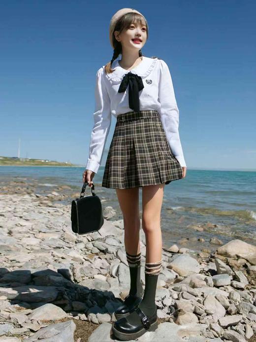 【诗铭洛可】XCA454  JK半身裙格子款B18-1 商品图1