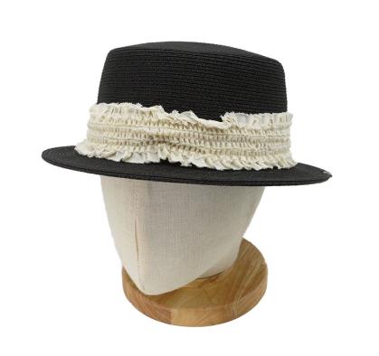 clasico/CLHA072/纸草短檐平顶草帽 商品图0