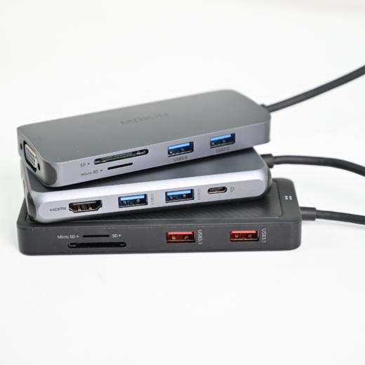 MOKIN 10/9合1铝合金Type-C拓展坞 PD100W供电接口 RJ45千兆网口 商品图3