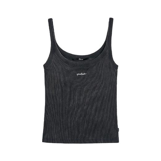 SPELLEDIT2025夏季新品复古刺绣背心韩系简约棉质吊带无袖上衣女 商品图6