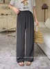 冰点价！仅限11.11！退货勿拍-NO退【休闲裤2025】夏季垂感7701阔腿裤韩版净版万能腰系带显瘦减龄气质斜口袋薄款女裤潮-喜出 商品缩略图0