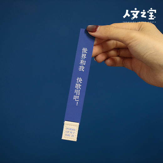 【人文之宝】海子系列黄铜书签 商品图1