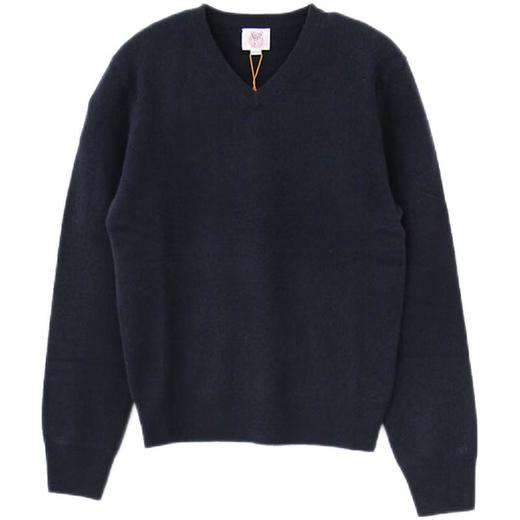 鹿王 女V领平针羊绒套衫 912390703 商品图4