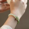 【敦煌碧玲珑·晴水绿和田玉渐变手串】敦煌小众天然和田玉渐变晴水色手链女夏高冰百搭手串闺蜜 商品缩略图2