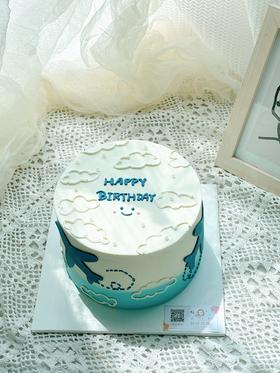 简约款飞机蛋糕