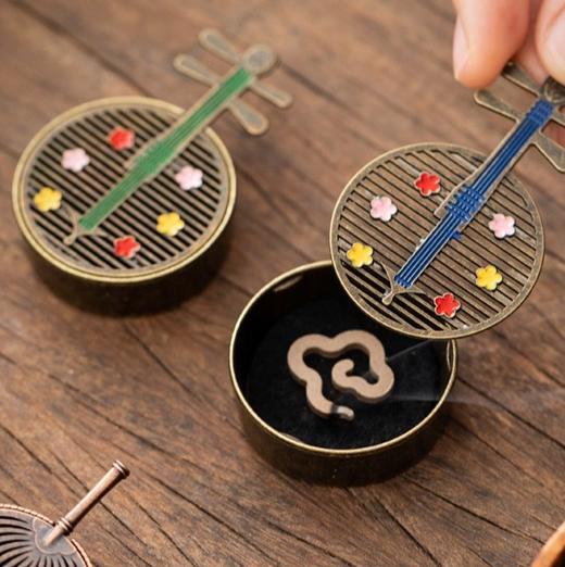 【琵琶迷你小香炉】敦煌福泽创意琵琶香炉香薰小摆件香炉 商品图2