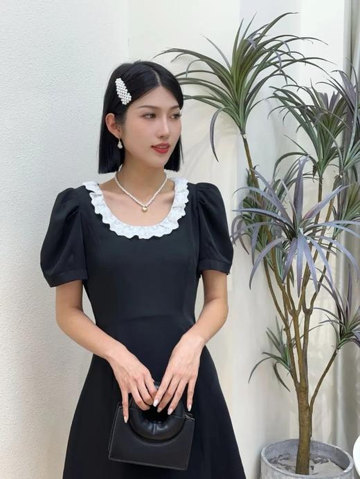 74L20150#撞色领连衣裙 商品图2