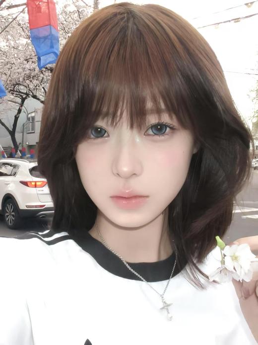 【半年抛大直径】OCEAN GIRL- 甜心喵喵蓝-14.5mm【半年抛0-800度 无525/575 】 商品图7