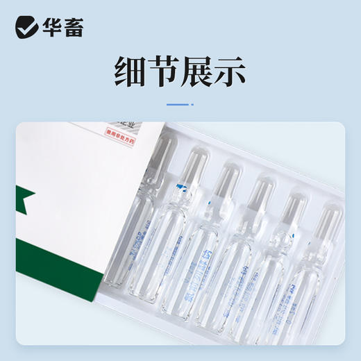 华畜高含量氯前列醇钠注射液 牛羊同期发情 催产 猪分娩前列烯醇钠 商品图2