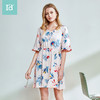 I'd爱帝女士纯棉睡裙植物花卉棉绸手感家居裙 商品缩略图0