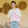 谜底印花T恤短袖女2025夏季新款休闲百搭宽松圆领上衣257MT7787 商品缩略图0