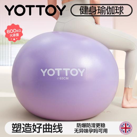 瑜伽球【YOTTOY】瑜伽球成人孕妇加厚防爆健身成人孕妇分娩助产产后平衡萝卜蹲儿童瑜伽 商品图0