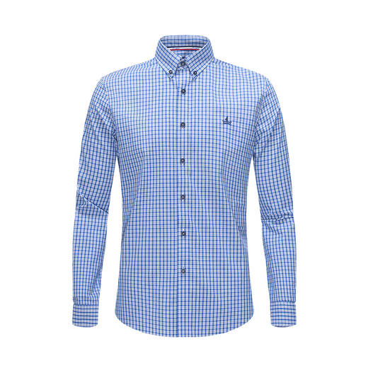 NAVIGARE纳维凯尔 男长袖格子衬衫 1233070721 商品图1