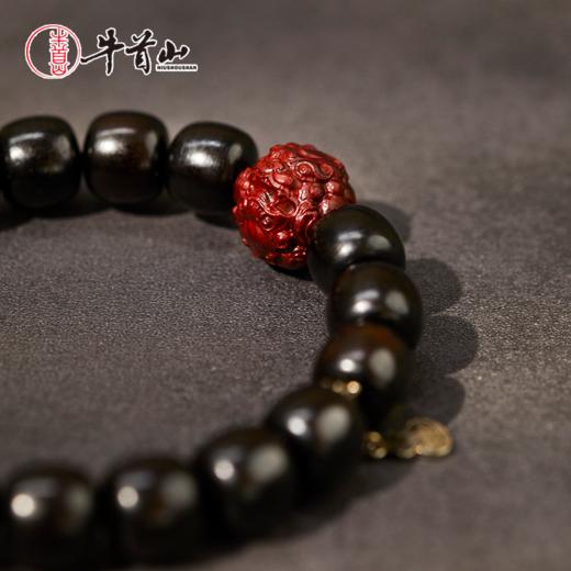 牛首山文创平步青云·紫光檀手串原创设计国风男士单圈手串礼物 商品图3