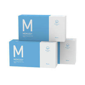 棉上 一次性洗脸巾全棉洁面巾纯棉棉柔巾50片/盒（3盒装） M1001-3