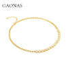 GAONAS  时尚贵气金色气泡链项链11483XGO 商品缩略图1