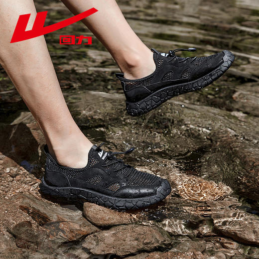 回力男鞋凉鞋夏季透气镂空网面鞋子休闲运动鞋爸爸涉水溯溪鞋网鞋WXY(S)-3968N 商品图7