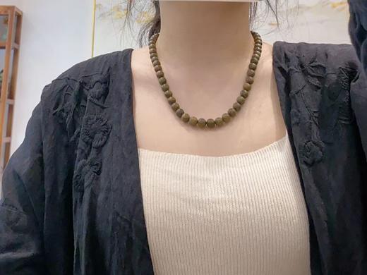 绿檀木项链，珠径8mm 商品图4