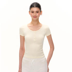 Ariseism 美式复古设计感短袖t恤女夏季新款修身上衣