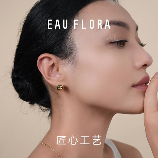 【幸运】四叶草耳扣·金银双色 商品图3