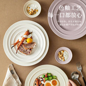 JIWOO碗盘餐具整套碗家用陶瓷碗筷套装碗盘餐具乔迁之喜搬家新婚礼物 /厨具 /餐具 /餐具套装 商品图0