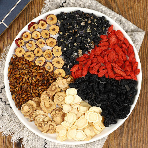 【滋补正当时，好喝又营养~】人参桑葚五宝茶玛卡枸杞组合茶 男性八宝金枪固本茶 人参桑葚办公室养生-QQ 商品图3