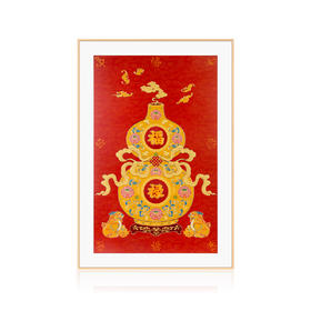 五福临门 铜雕艺术画