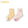 巴拉巴拉女童袜子秋季新品儿童短袜萌趣不勒脚两双装 商品缩略图4