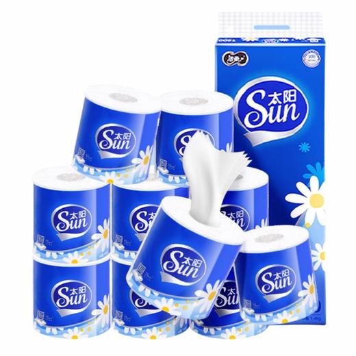 太阳 中顺洁柔蓝色有芯卷纸4层140g*12卷 JRS120-12E 商品图0