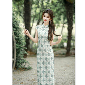 GX新中式改良旗袍2025新款温婉国风复古少女高端日常夏季花样年华女