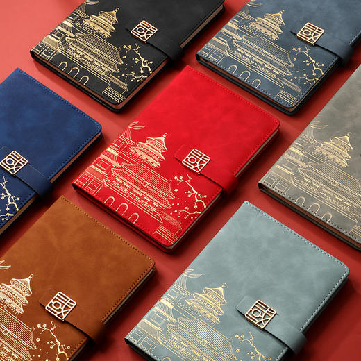 【国潮笔记本礼盒套装】文创商务办公记事本加厚记录本教师节可定制logo 商品图1