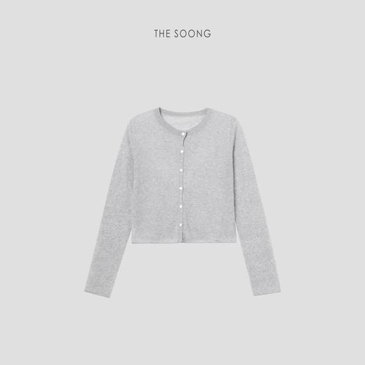 THESOONG"云朵轻盈"醋酸棉丝凉感柔滑宽松防晒开衫外套HWWT7300 商品图3