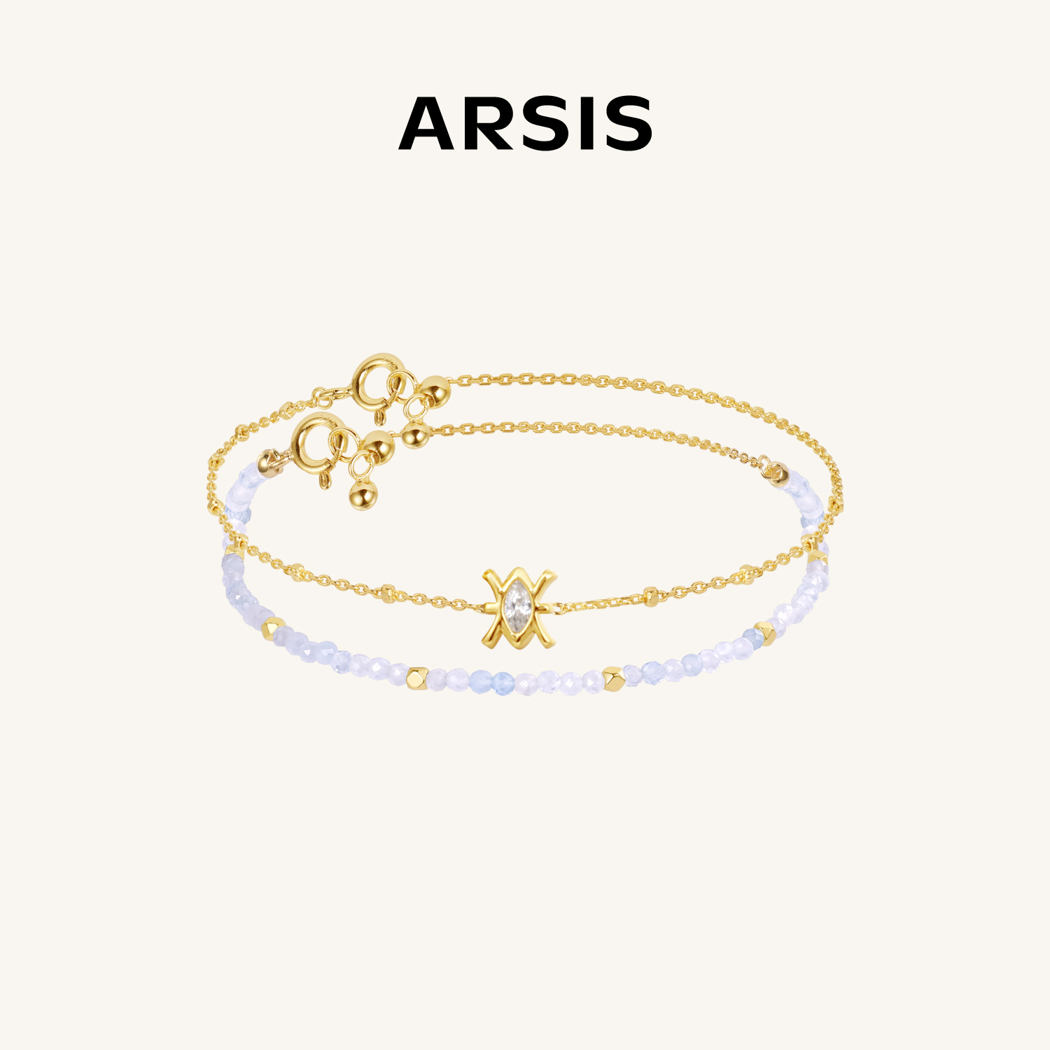 ARSIS银饰｜印记系列 生辰石星座符号手链