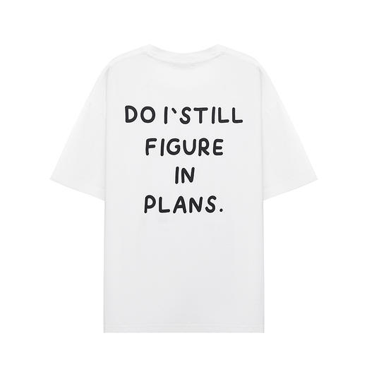 【新品上新】HX 夏季圆领短袖T恤微宽松情侣款S102522544101/02 商品图3