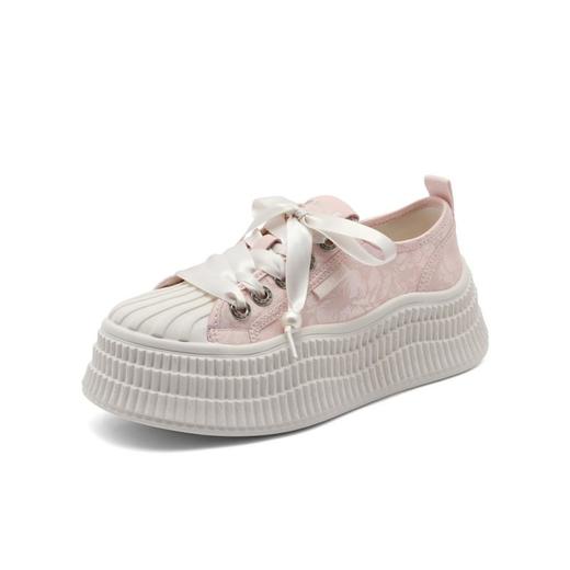 Belle百丽 女休闲帆布鞋 B3P1DBM4 商品图1