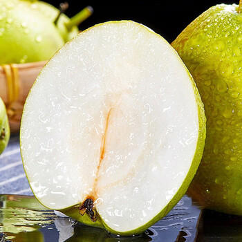 京鲜生 新疆库尔勒香梨 4.5斤装 特级 单果120g+ 生鲜水果 商品图1