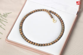 绿檀木项链，珠径8mm