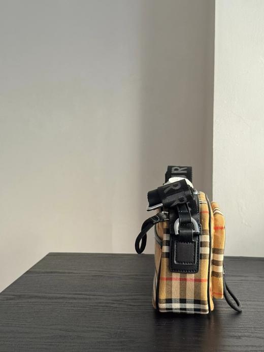 D070421男女都可以背肩带可以调节格纹单肩斜挎包 商品图10